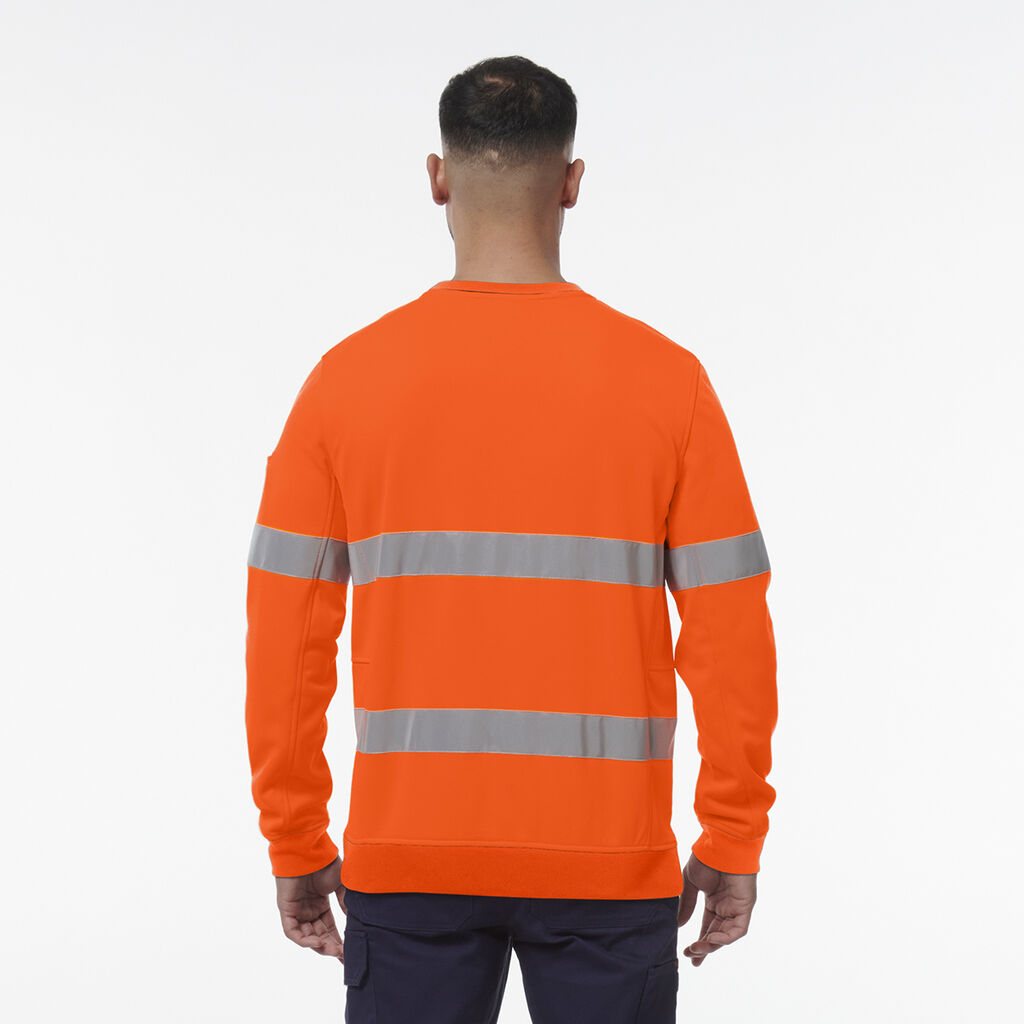 King Gee Reflective Crew Neck Fleece (K55059)