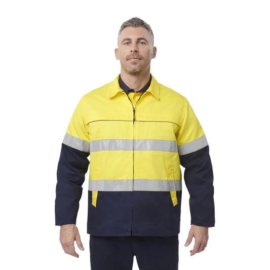 King Gee Reflective Spliced Drill Jacket (K55905)