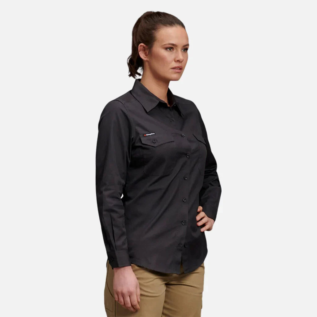 Kinggee Women's Workcool 2 Shirt L/S-(K69880)