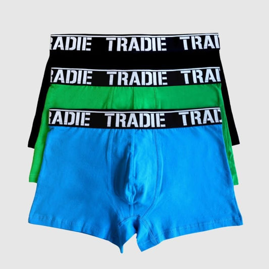 Tradie 3pk Fitted Trunks (MJ1194WK3)