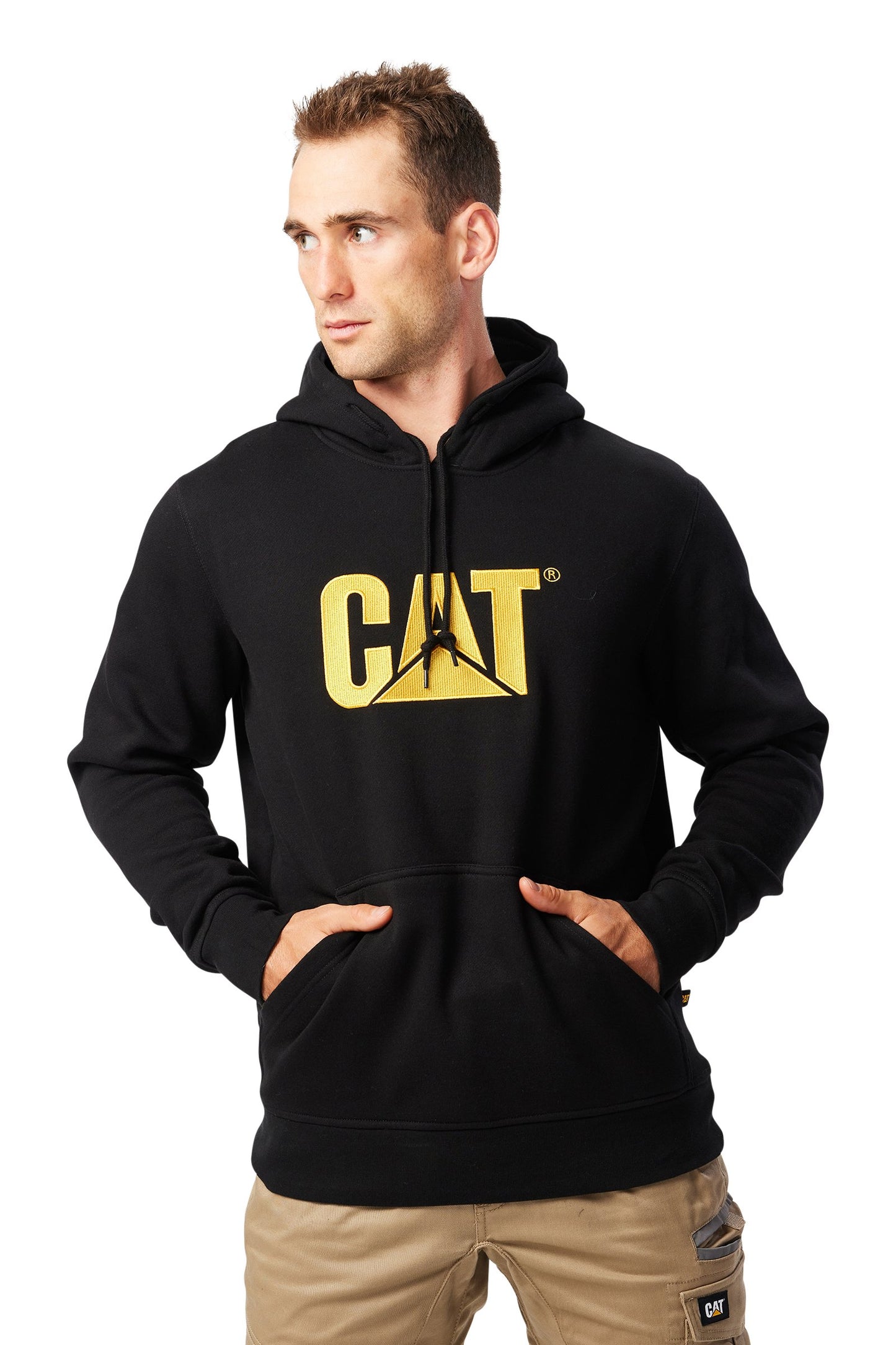 CAT Workwear Trademark Hooded Sweatshirt (W10646)