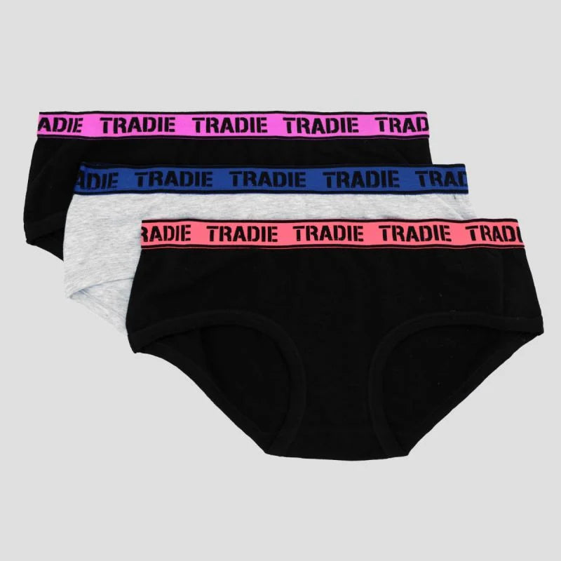 Tradie 3pk Boyleg Bikini (WJ2095SL3)