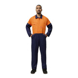 Hard Yakka Hi-vis 2Tone Cotton Drill Coverall (Y00270)