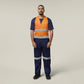 Hard Yakka Hi-Vis 2Tone Action Back Cotton Taped Overall (Y01055)