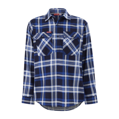 Hardyakka Core Long Sleeve Closed Front Check Flannel Shirt (Y04006)