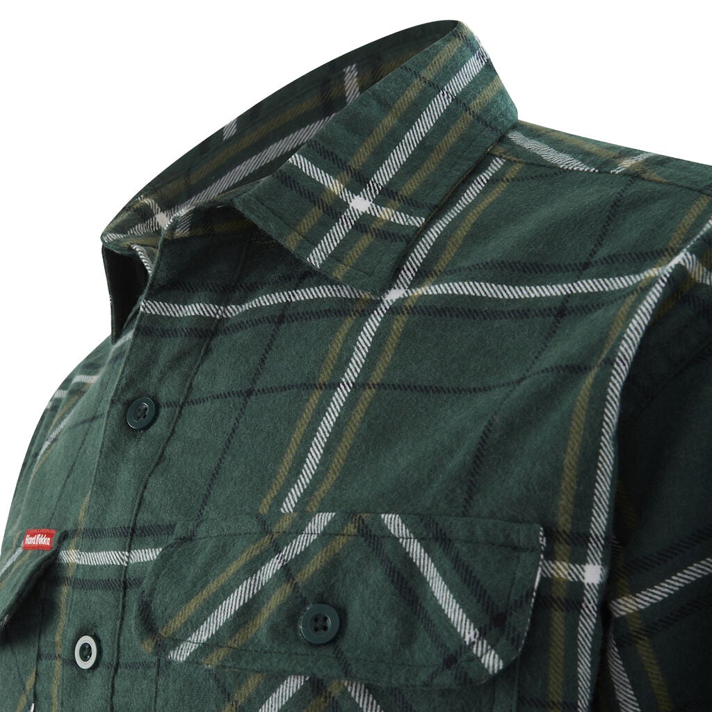 Hardyakka Core Long Sleeve Closed Front Check Flannel Shirt (Y04006)