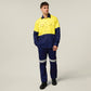 Hard Yakka Core Hi-Vis Long Sleeve Heavyweight Cotton Drill Shirt (Y04605)