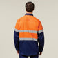 Hard Yakka Core Hi-Vis Long Sleeve Heavyweight Closed Front Taped Shirt (Y04615)