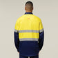 Hard Yakka Core Hi-Vis Long Sleeve Heavyweight Closed Front Taped Shirt (Y04615)