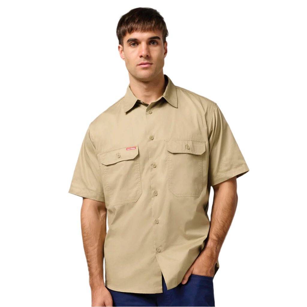 Hard Yakka Core Short Sleeve Lightweight Vented Cotton Shirt (Y04625)