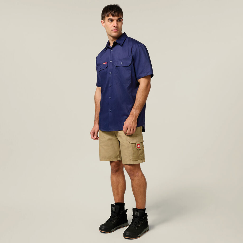 Hard Yakka Core Short Sleeve Lightweight Vented Cotton Shirt (Y04625)