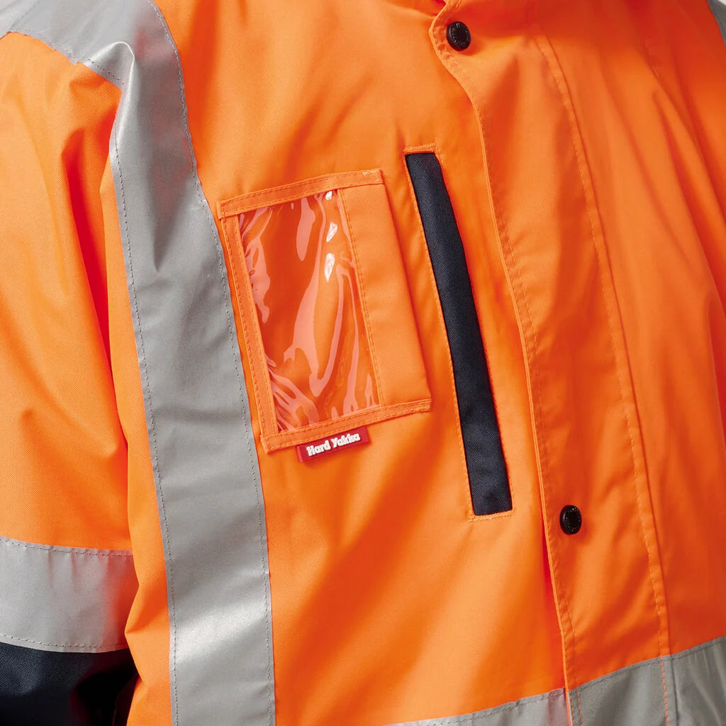 Hard Yakka Hi-Vis 4-In-1 Taped Wet Weather Jacket (Y06057)