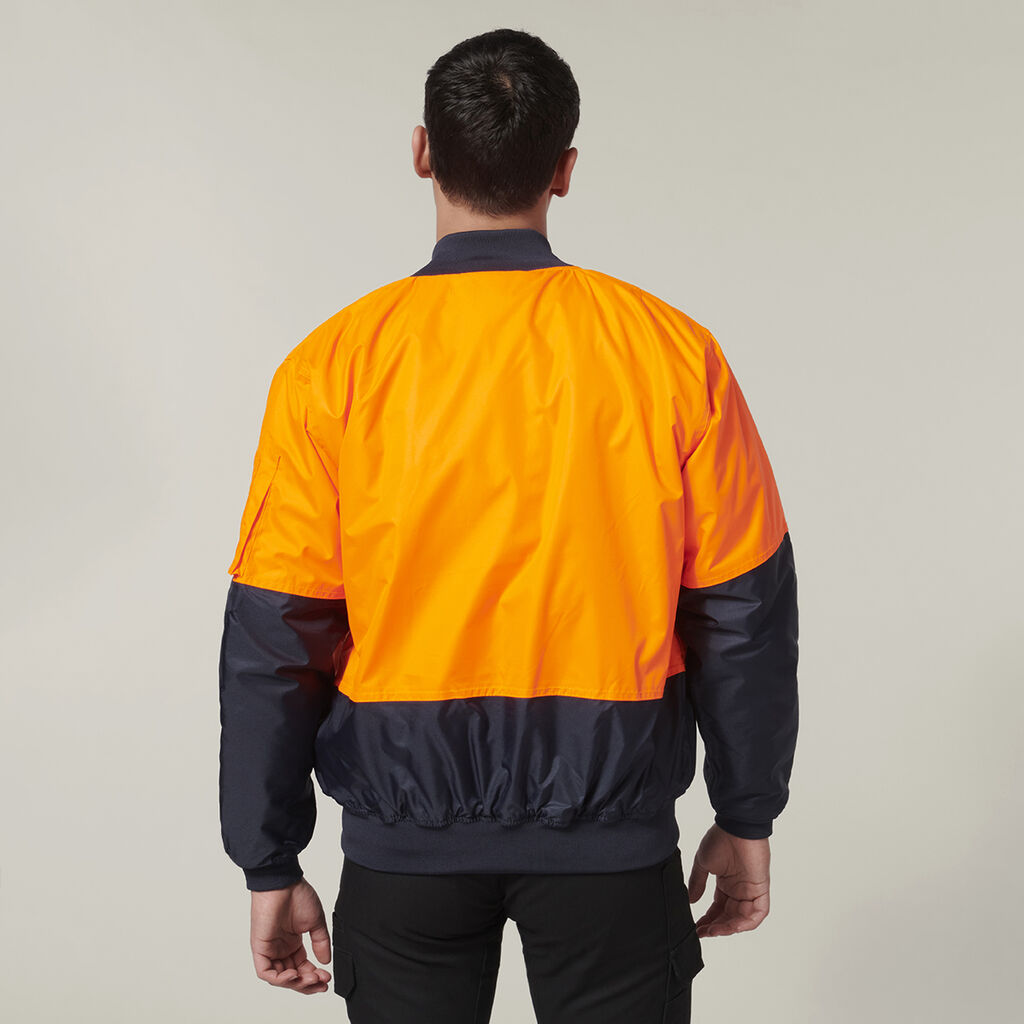 Hard Yakka Hi-Visibility 2Tone Bomber Jacket (Y06670)