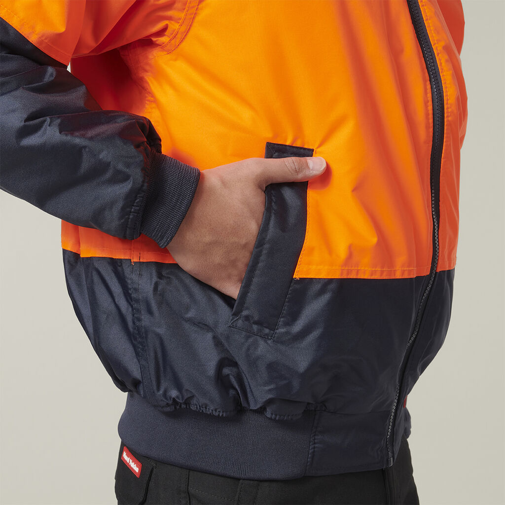 Hard Yakka Hi-Visibility 2Tone Bomber Jacket (Y06670)