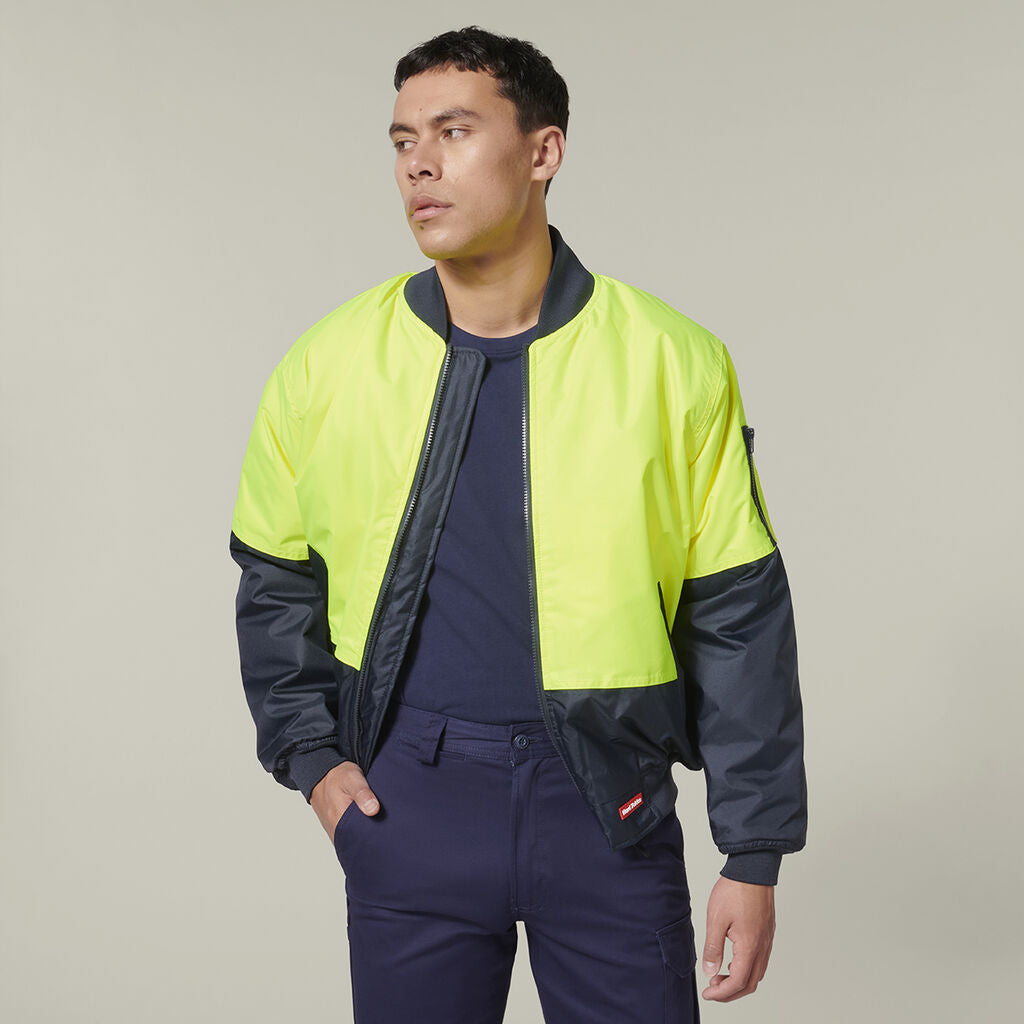 Hard Yakka Hi-Visibility 2Tone Bomber Jacket (Y06670)