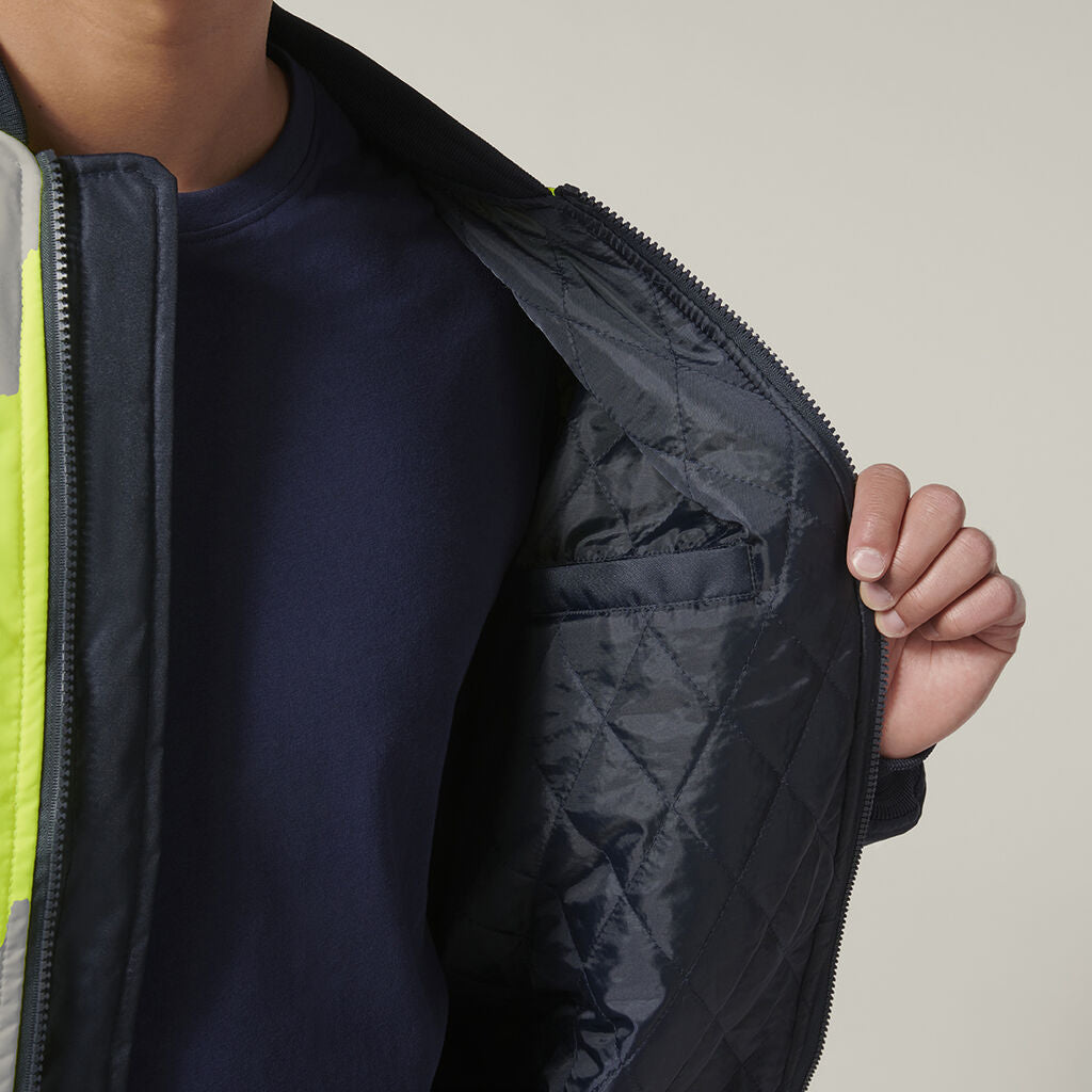 Hard Yakka Hi-Visibility 2Tone Bomber Jacket (Y06670)