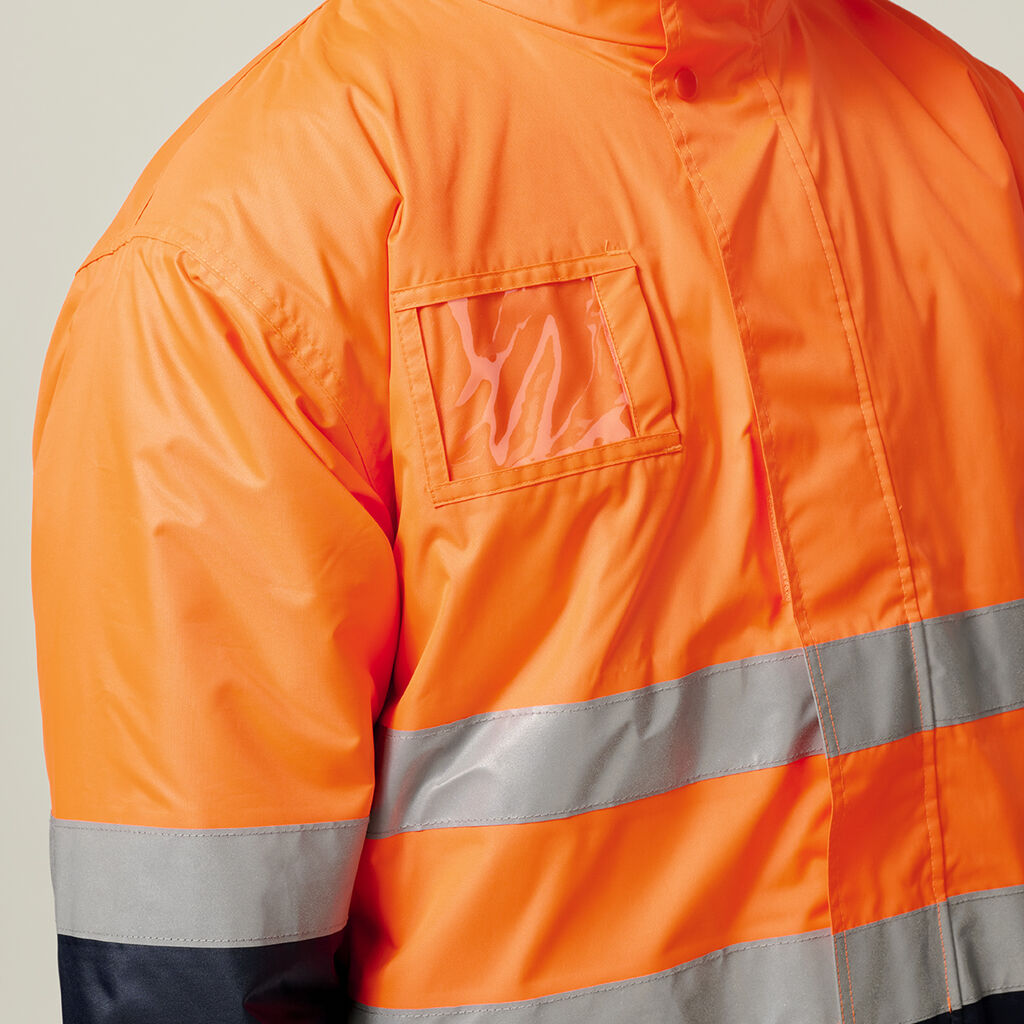 Hard Yakka Core Hi-Vis 2 Tone Taped Quilted Waterproof Jacket (Y06685)