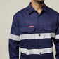 Hard Yakka Hi-Vis Cotton Drill Long Sleeve Taped Shirt (Y07227)