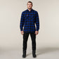 Hard Yakka Long Sleeve Check Flannel Cotton Work Shirt (Y07295)