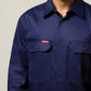 Hard Yakka Long Sleeve Open Front Cotton Drill Work Shirt (Y07500)