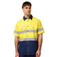 Hard Yakka Core Hi-Vis 2 Tone Taped Vented Short Sleeve Shirt (Y07735)