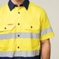 Hard Yakka Core Hi-Vis 2 Tone Taped Vented Short Sleeve Shirt (Y07735)