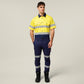 Hard Yakka Core Hi-Vis 2 Tone Taped Vented Short Sleeve Shirt (Y07735)