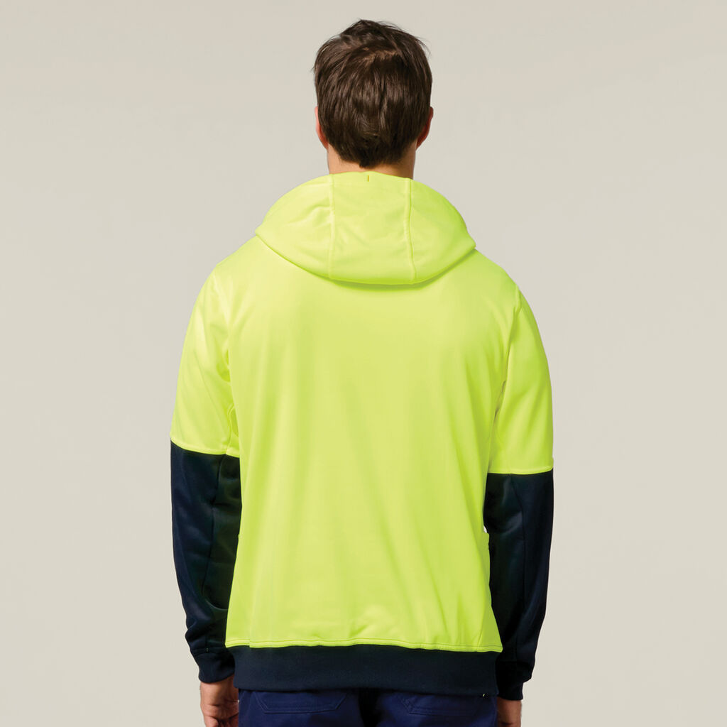 Hard Yakka Hi-vis 2 Tone Fleece Hoodie (Y19325)