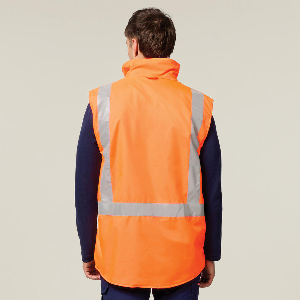 Hard Yakka Hi-Vis Taped All Weather Fleece Vest (Y21480)