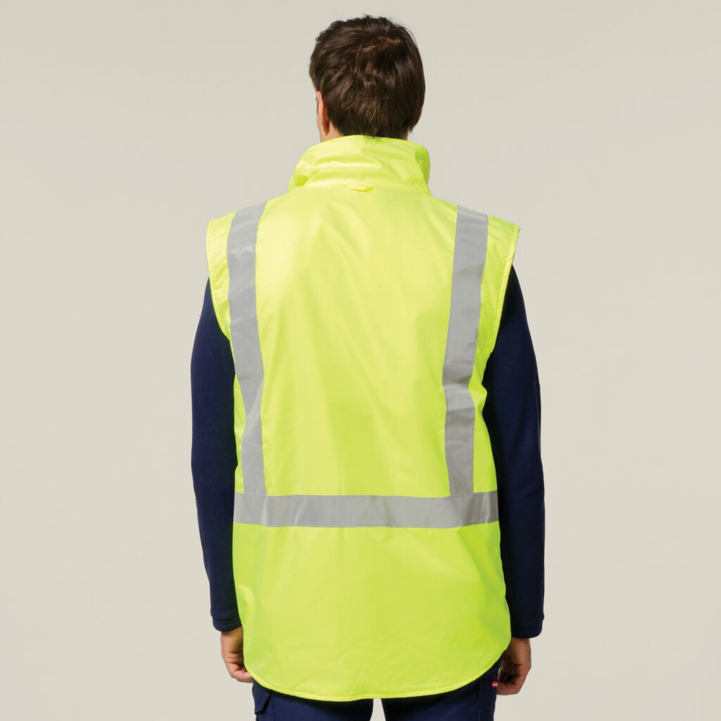 Hard Yakka Hi-Vis Taped All Weather Fleece Vest (Y21480)