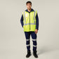 Hard Yakka Hi-Vis Taped All Weather Fleece Vest (Y21480)