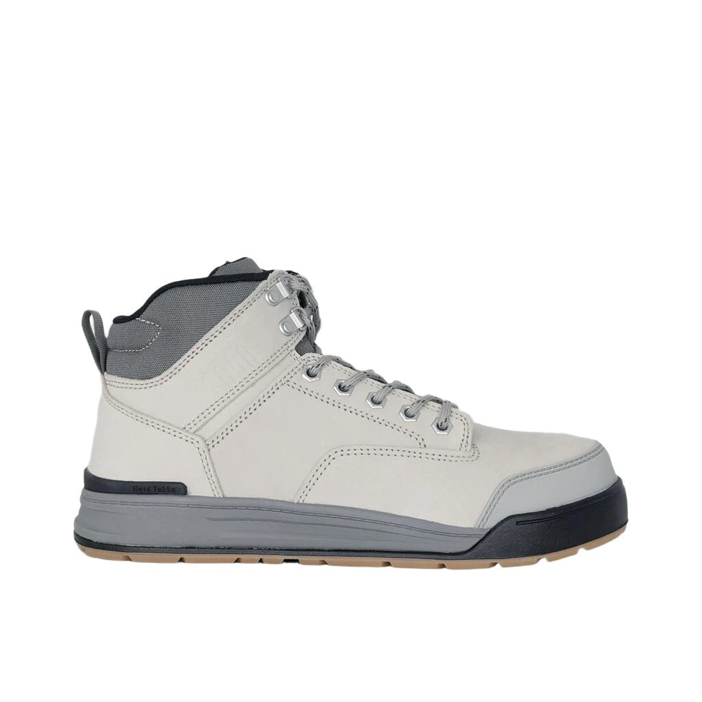 Hard Yakka 3056 Lace Up & Side Zip Steel Toe Safety Boot - Grey (Y60202)