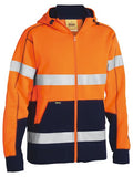 Bisley Taped Hi Vis Fleece Hoodie-(BK6819T)