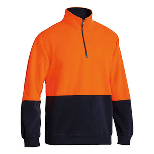 Bisley Hi Vis Polar Fleece Zip Pullover -(BK6889)