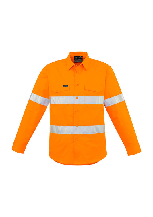 Syzmik Mens Hi Vis Hoop Taped Shirt (ZW640)