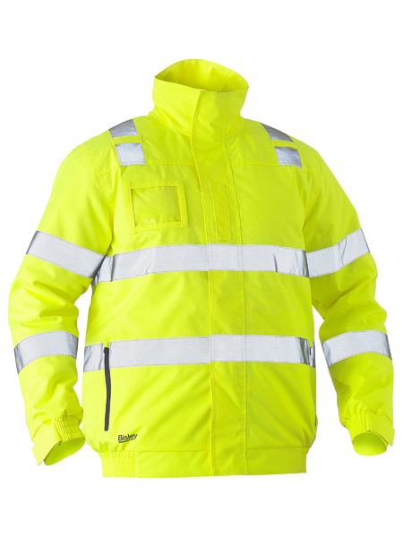 Bisley Taped Hi Vis Wet Weather Bomber Jacket - (BJ6770T)