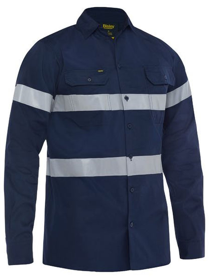 Bisley Taped Cool Lightweight Drill Shirt (BS6883T)