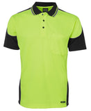 JB's Hi Vis Contrast Piping Polo - Adults (6HCP4)