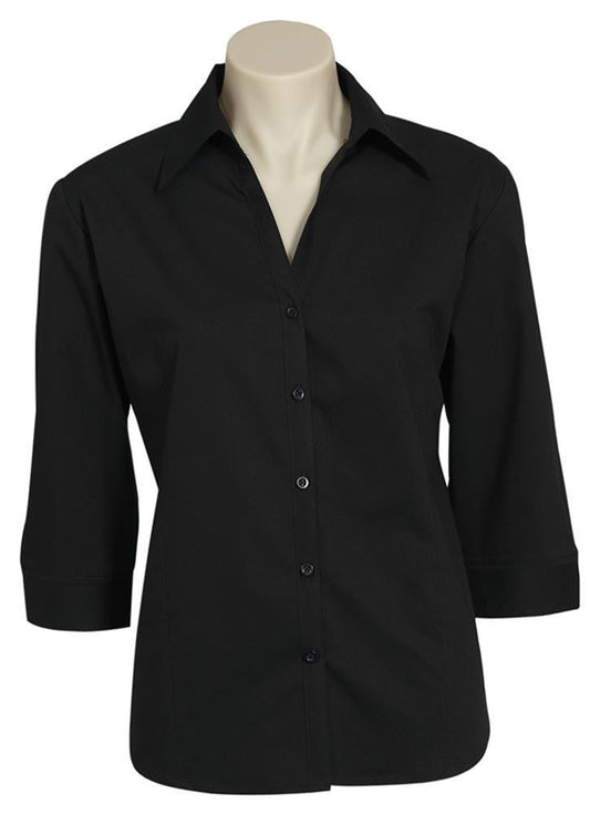 Biz Collection Ladies Metro Shirt 3/4 Sleeve (LB7300)