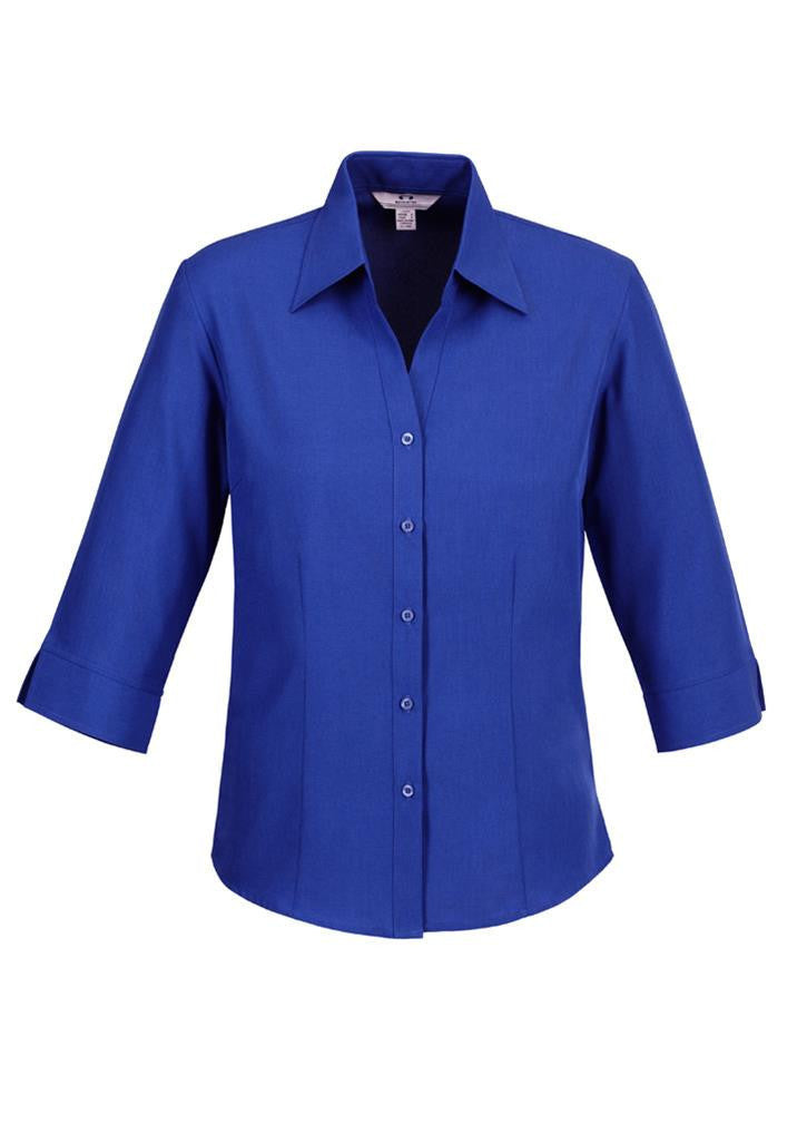 Biz Collection Ladies Plain Oasis Shirt-3/4 Sleeve (LB3600)