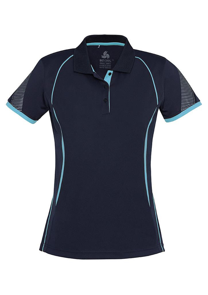 Biz Collection Ladies Razor Polo (P405LS)