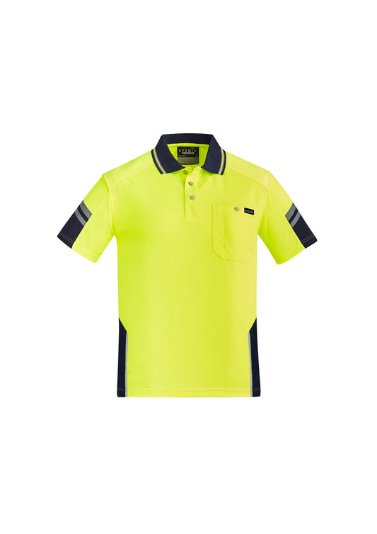 Syzmik Mens Reinforced Hi Vis Squad S/S Polo (ZH465)